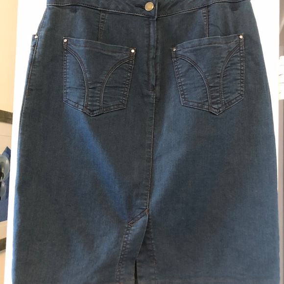 French Dressing Jean denim skirt - Picture 2 of 3